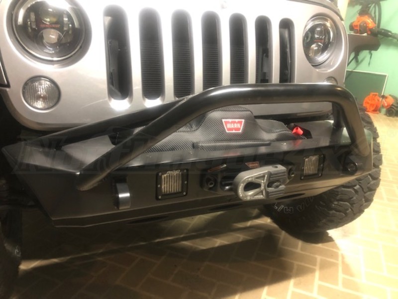 Poison Spyder Bruiser Front Bumper w/ Brawler Bar & Shackle Tabs, Powder Coated (Part Number: 17-57-010DBTP1) User Media for: Poison Spyder Bruiser Front Bumper w/ Brawler Bar & Shackle Tabs, Powder Coated - JK