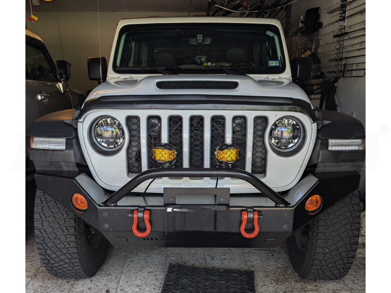 Rock Hard 4x4 Patriot Series Full Width Front Bumper, Aluminum (Part Number: RH-90244) User Media for: Rock Hard 4x4 Patriot Series Full Width Front Bumper, Aluminum - JT/JL