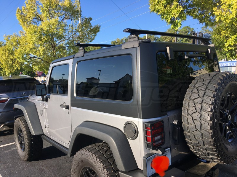 Rhino Rack Vortex RLT600 2-Bar Back Bone Roof Rack - Black (Part Number: JA6382) User Media for: Rhino Rack Vortex RLT600 2-Bar Back Bone Roof Rack - Black - JK 2Dr