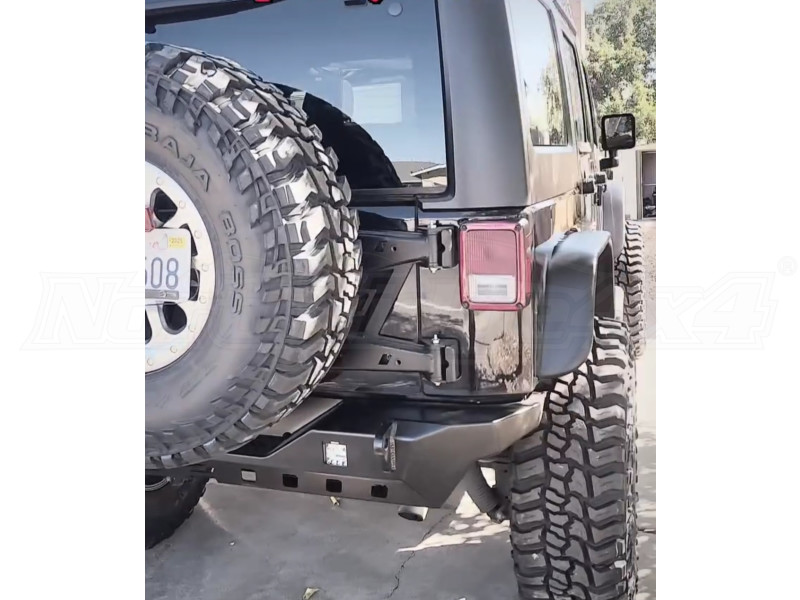 Motobilt Tire Carrier - Bare Steel (Part Number: MB1084) User Media for: Motobilt Tire Carrier - Bare Steel - JK