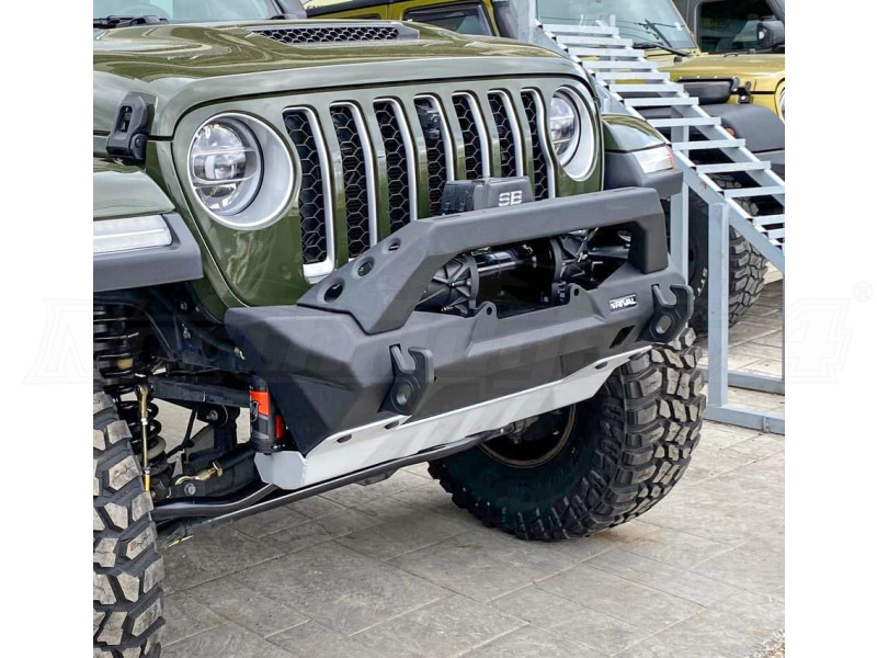 RIVAL Aluminum Front Stubby Winch Bumper (Part Number: 2D.2702.2-NL) User Media for: RIVAL Aluminum Front Stubby Winch Bumper - JT/JL/JK