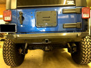 Crawler Conceptz Skinny Series Rear Bumper w/Hitch and Tabs Bare ( Part Number: SB-RB-001)