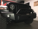 LOD Signature Series Full Width Front Bumper with Bull Bar for Warn Power Plant Winch ( Part Number: JFB1857)