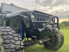 Motobilt Front Bumper w/ Grill Hoop and Bull Bar - Bare Steel  ( Part Number: MB1069-L-B)