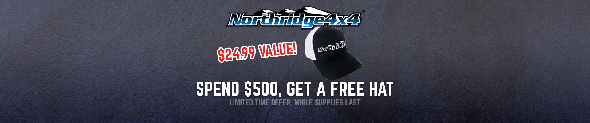 Spend $500, Get A Free Hat