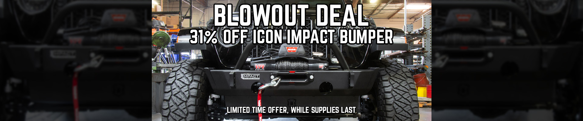 Icon Vehicle Dynamics Bumper Sale
