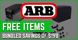 ARB fridge package deal with free items
