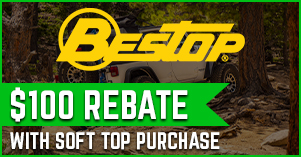 Bestop $100 rebate
