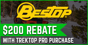 Bestop $200 rebate