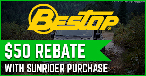 Bestop $50 rebate