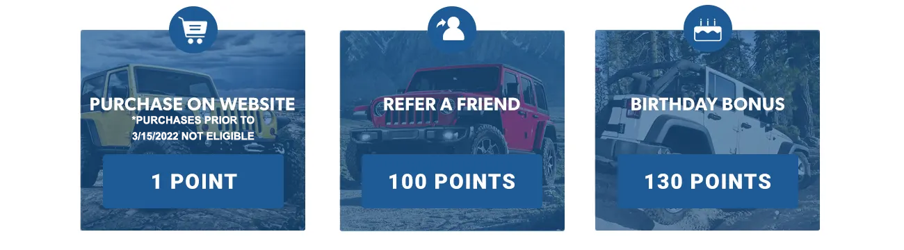 Northridge4x4 Rewards Program