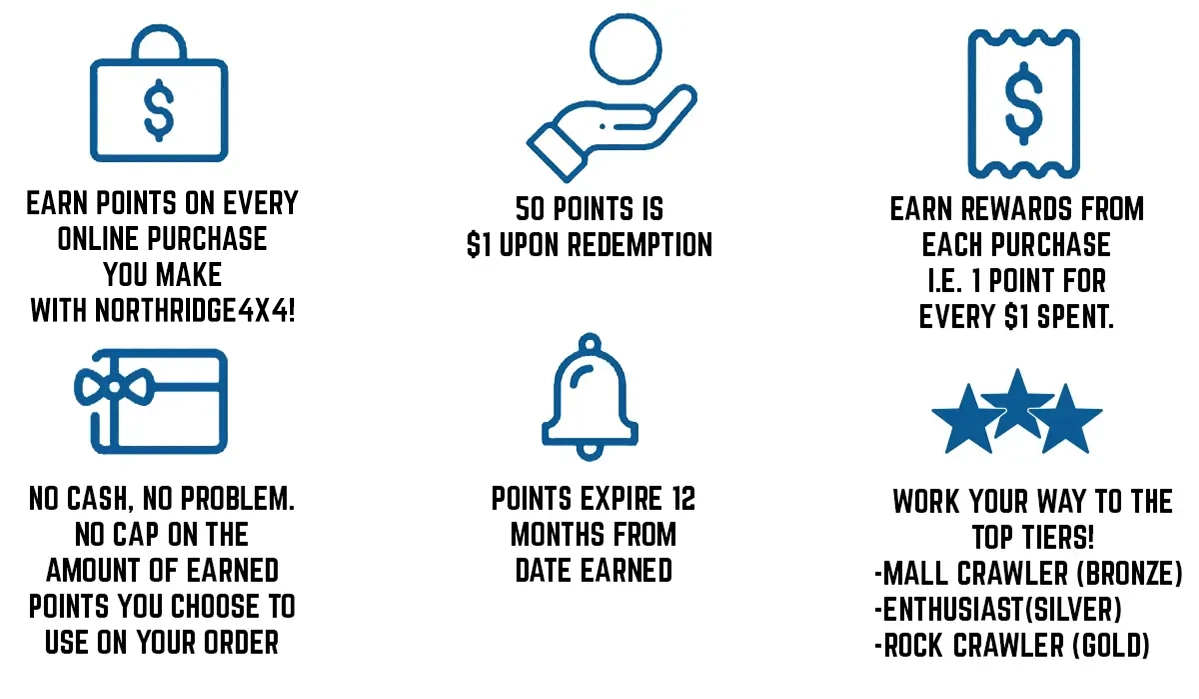 Northridge4x4 Rewards Program