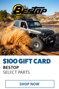 $100 Gift Card with Bestop Purchase
