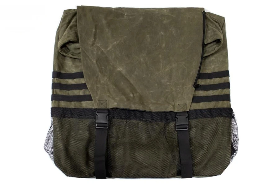 Overland Vehicle Systems Extra Large Trash Bag Tire Mount, Waxed Canvas