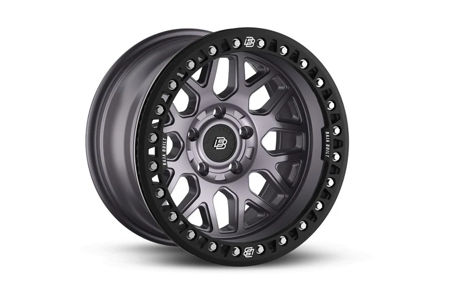 Baja Built Lite Brite OUTLAW Cast Beadlock Wheel - Satin Graphite