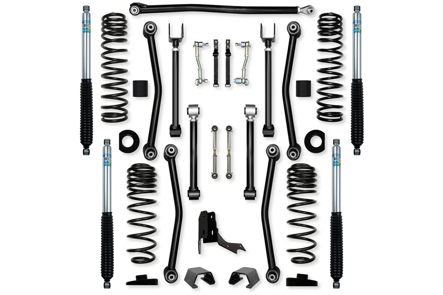 Rock Krawler 3in Ultimate Adventure Mid-Arm Lift Kit w/ Bilstein Shocks JT