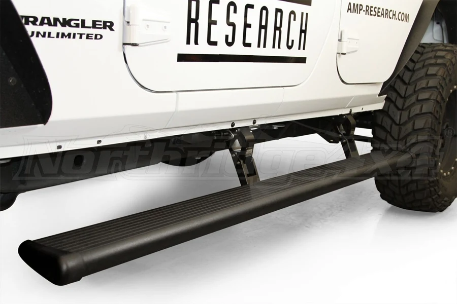AMP Research PowerStep Electric Running Boards - Black JL 4Dr
