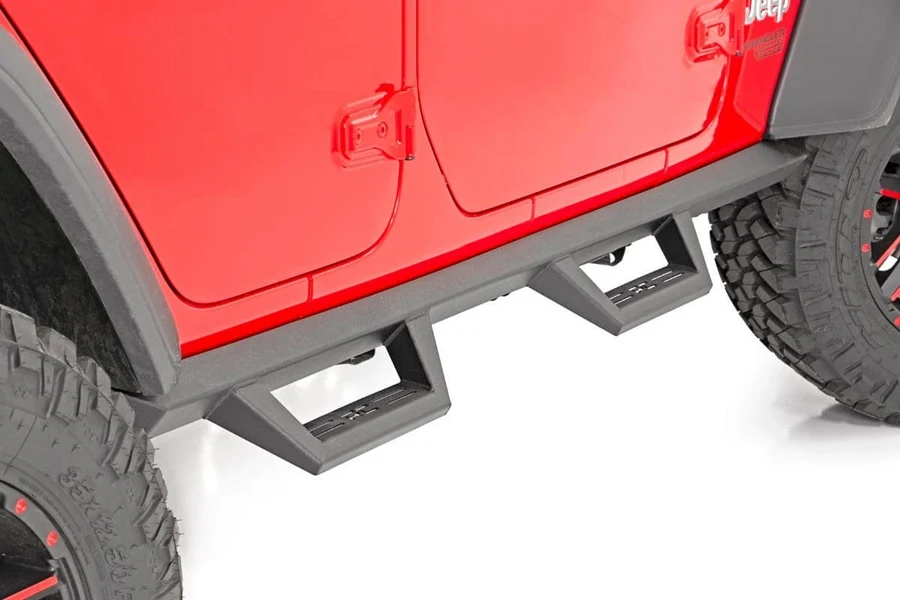 Rough Country Contoured Drop Steps JL 4Dr