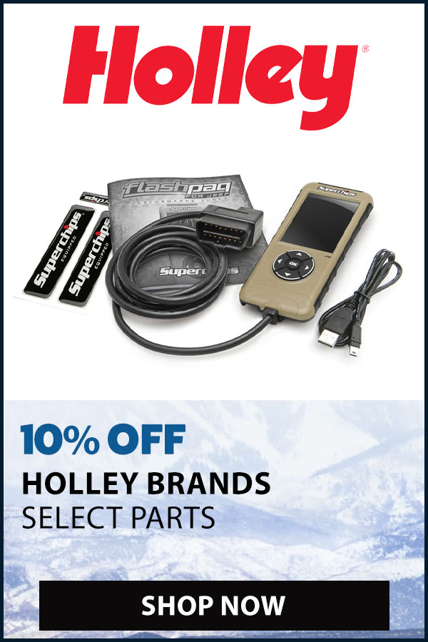 HOLLEY BRANDS 10% OFF