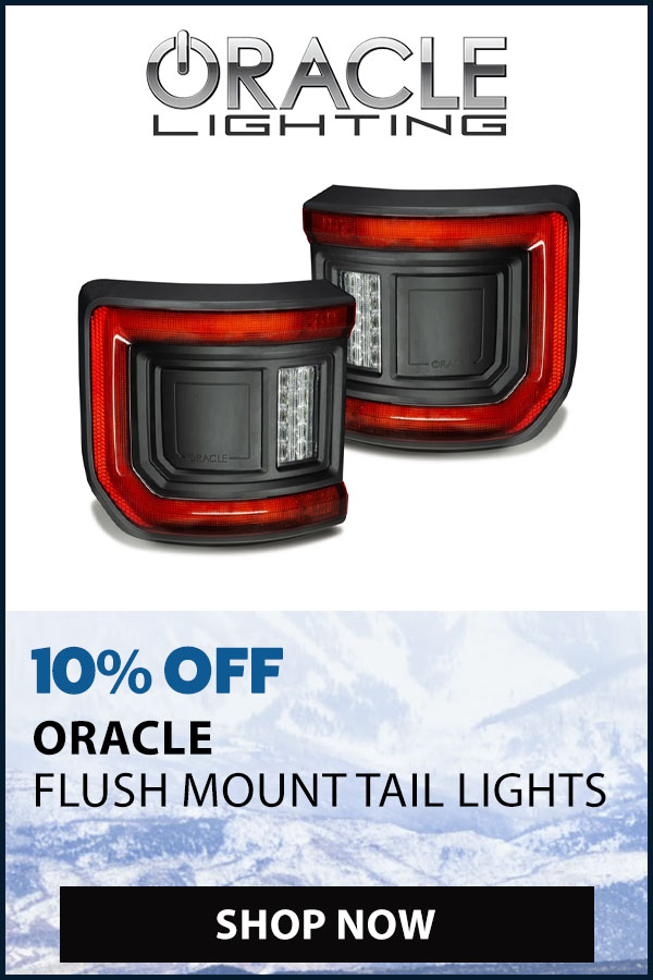 ORACLE FLUSH TAIL LIGHTS 10% OFF