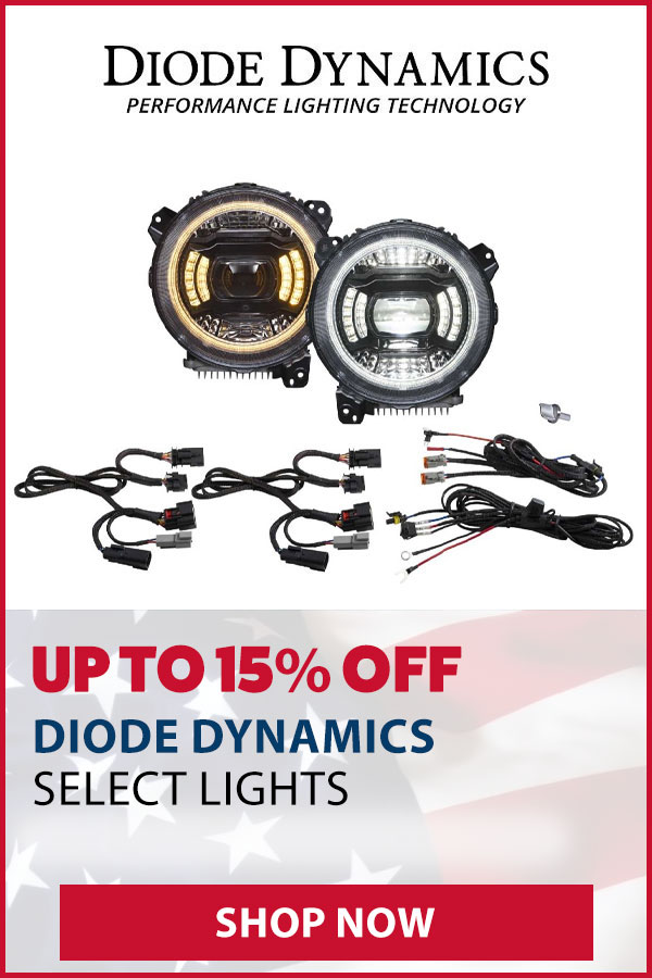 DIODE DYNAMICS UP TO 15% OFF SELECT LIGHTS