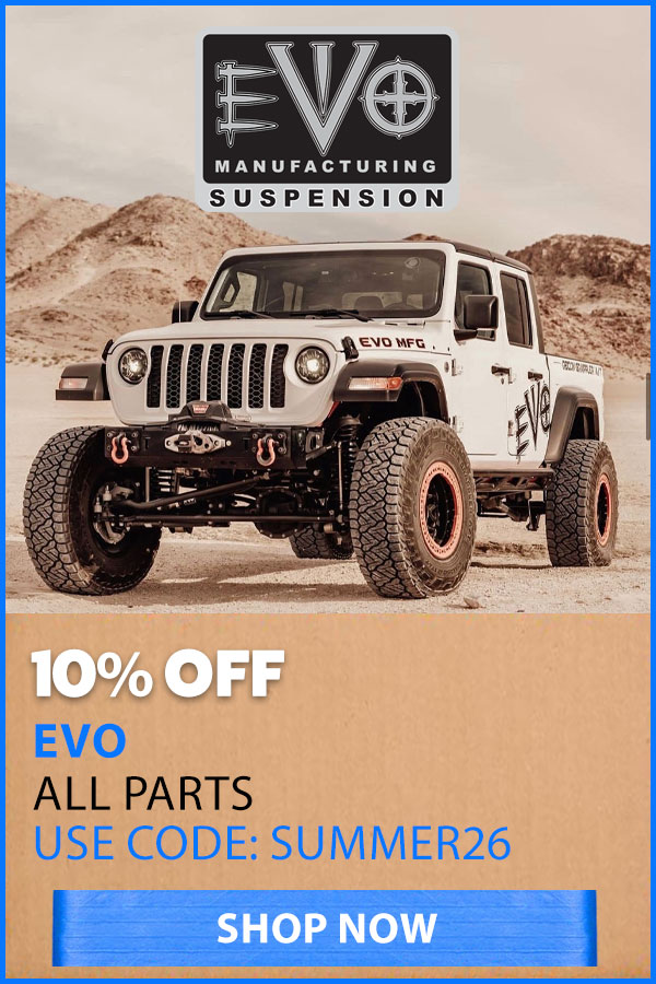 EVO 10% OFF WITH CODE