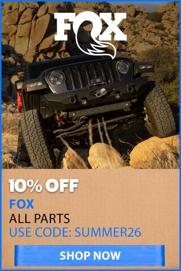 FOX 10% OFF WITH CODE