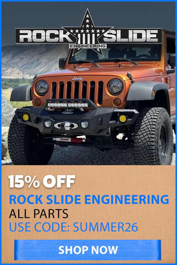 ROCK SLIDE ENGINEERING 15% OFF WITH CODE