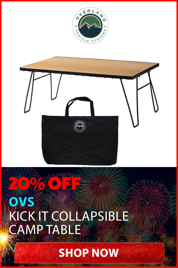 OVERLAND VEHICLE SYSTEMS CAMP TABLE 20% OFF