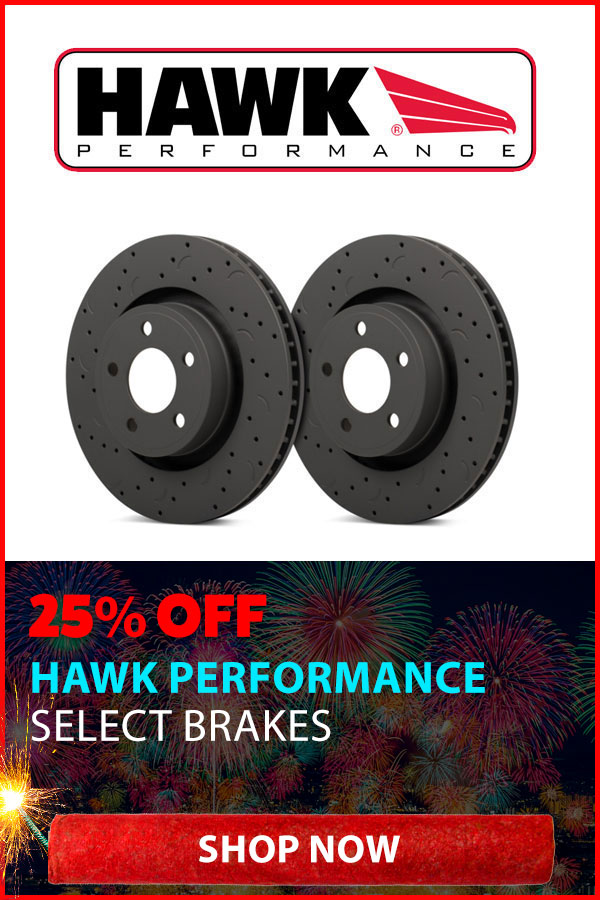 HAWK PERFORMANCE 25% OFF SELECT BRAKES