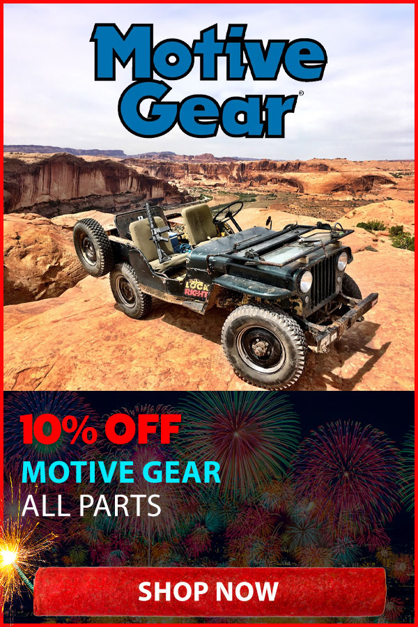 MOTIVE GEAR 10% OFF