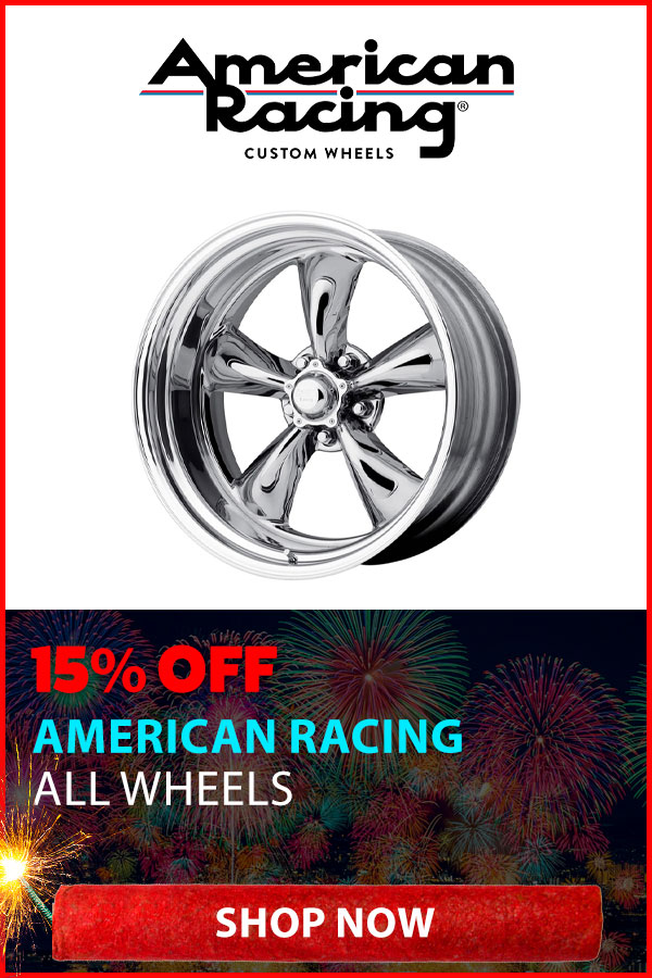 AMERICAN RACING 15% OFF