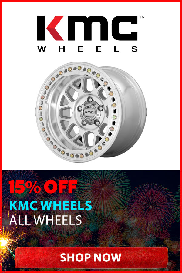 KMC WHEELS 15% OFF
