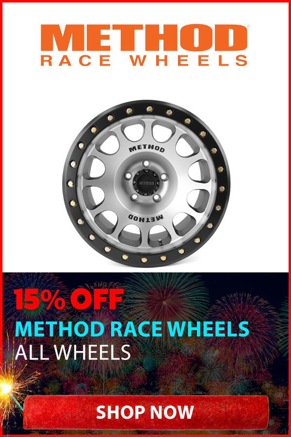 METHOD RACE WHEELS 15% OFF
