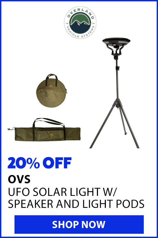 OVERLAND VEHICLE SYSTEMS UFO LIGHT 20% OFF