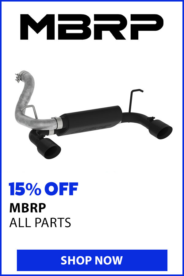 MBRP 15% OFF