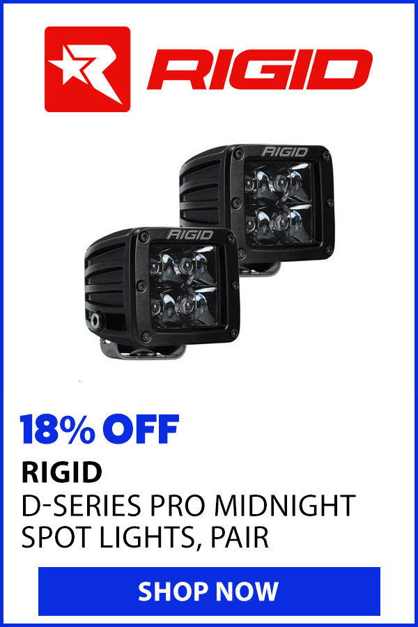 RIGID D-SERIES PRO LED 18% OFF
