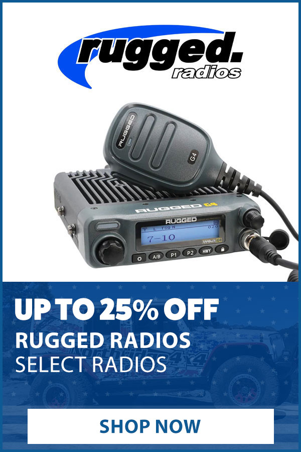 RUGGED RADIOS UP TO 25% OFF