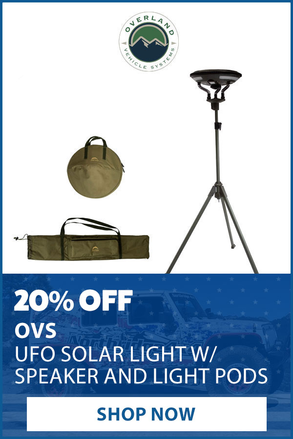 OVERLAND VEHICLE SYSTEMS UFO LIGHT 20% OFF