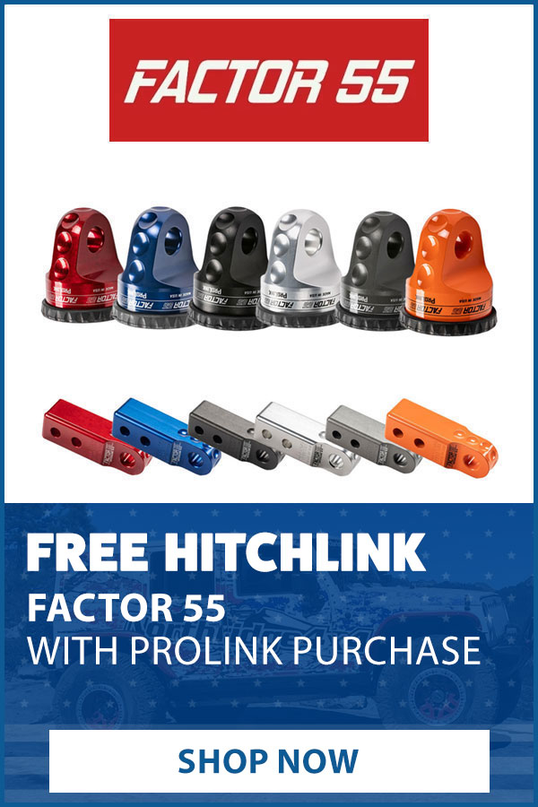 FACTOR 55 FREE HITCHLINK WITH PURCHASE
