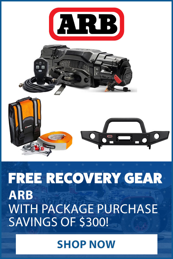 ARB FREE RECOVERY GEAR WITH BUMPER AND WINCH PURCHASE