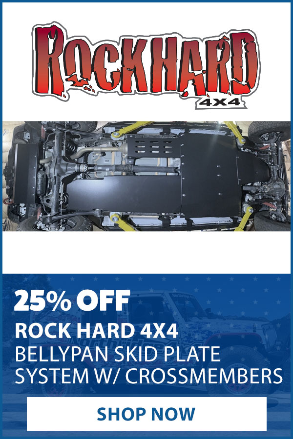 ROCK HARD 4X4 25% OFF BELLYPAN SKID PLATE SYSTEM
