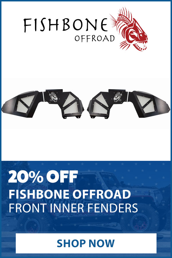 FISHBONE OFFROAD 20% OFF FRONT INNER FENDER