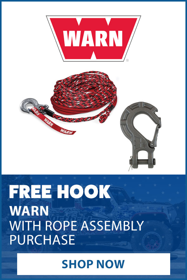 WARN FREE HOOK WITH ROPE ASSAMBLY PURCHASE
