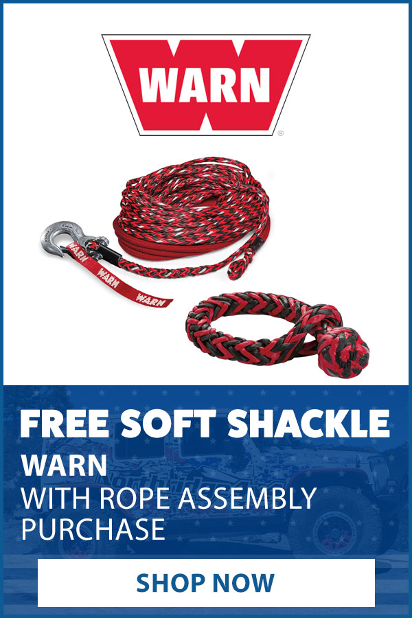 WARN FREE SOFT SHACKLE WITH ROPE ASSEMBLY PURCHASE