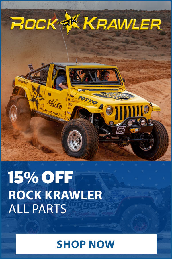 ROCK KRAWLER 15% OFF