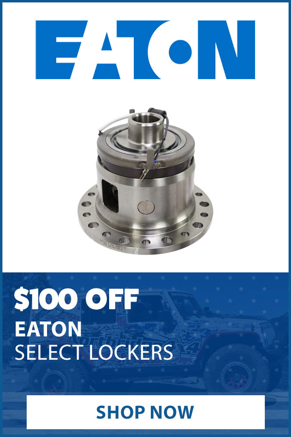 EATON $100 OFF LOCKERS