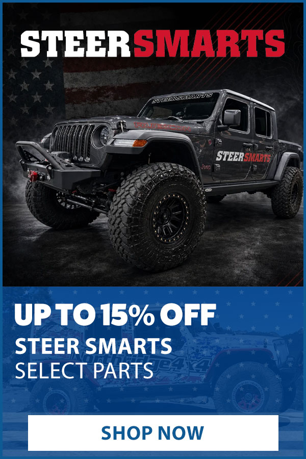 STEER SMARTS UP TO 15% OFF