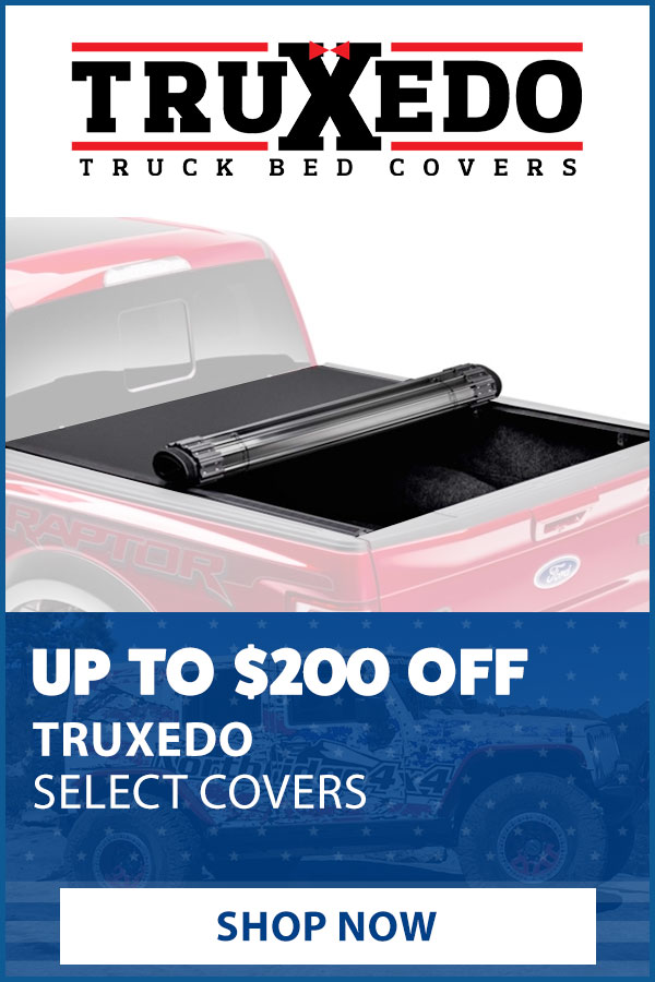 TRUXEDO UP TO $200 OFF SELECT COVERS