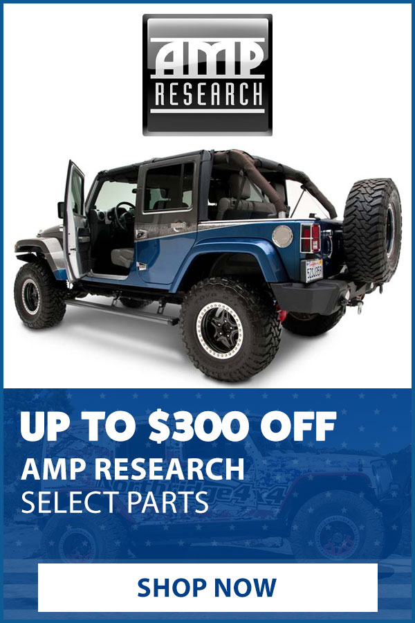 AMP RESEARCH UP TO $300 OFF